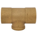 1-1/2" x 1-1/2" x 1" C x C x F Cast Brass Tee (Lead Free) in Muscat Oman