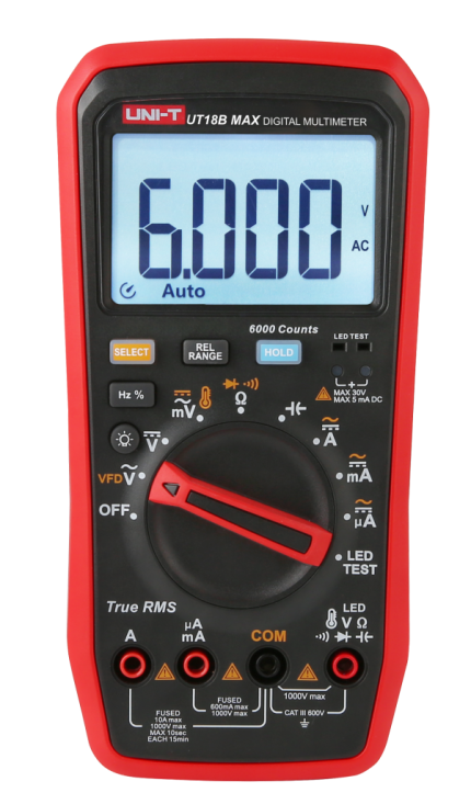 UT15B/17B/18B Max True RMS Digital Multimeters - UNI-T Meters | Test & Measurement Tools and Solutions in Muscat Oman